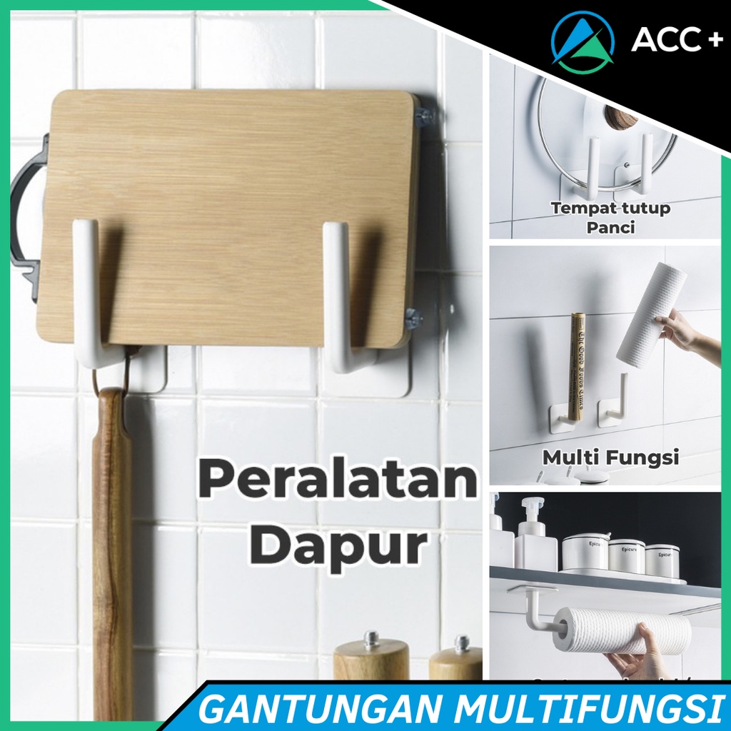 Multifungsi Gantungan Dapur Serbaguna Gantungan Panci Dinding