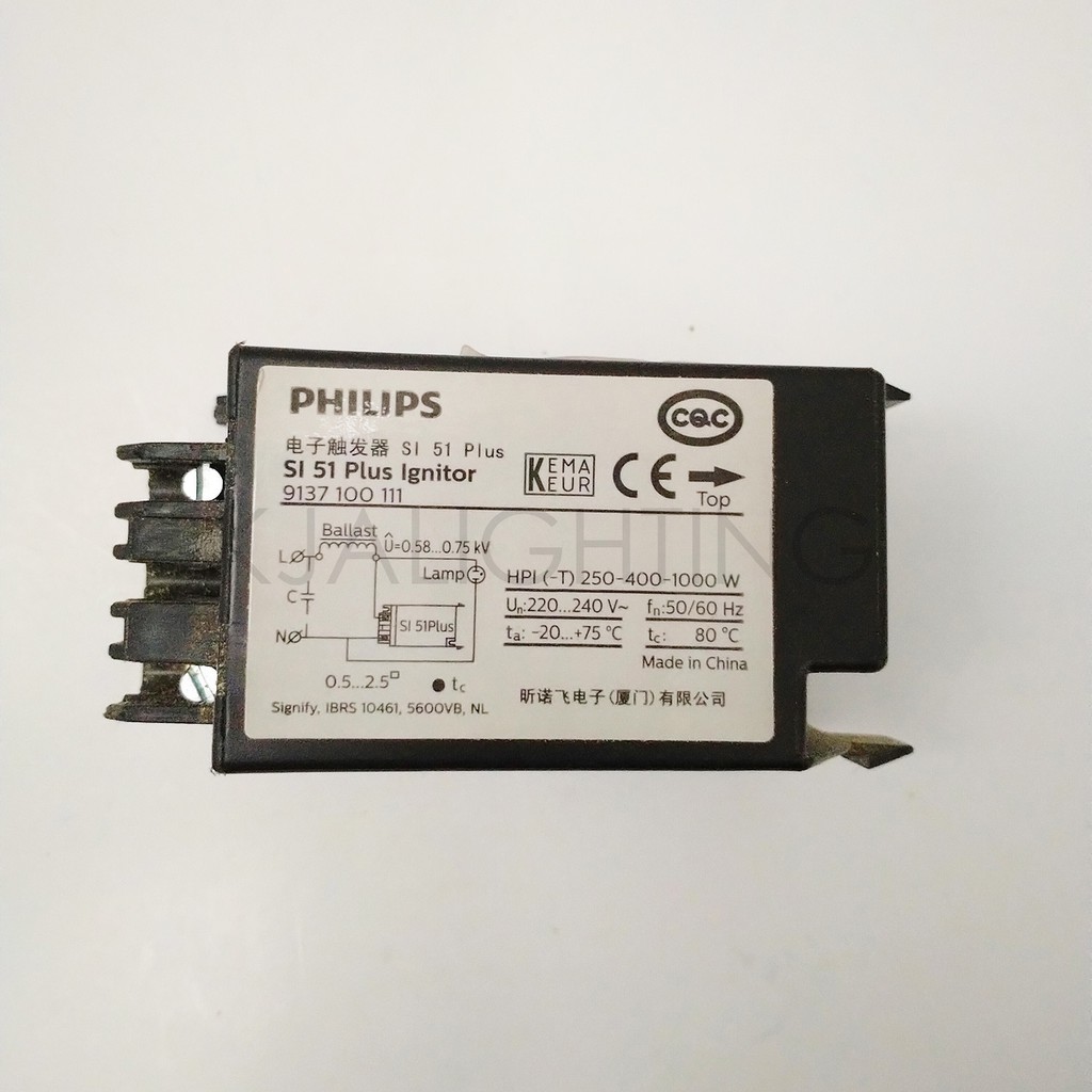 IGNITOR PHILIPS S151 -SI51- SI 51- S1 51 MAX 1000WATT