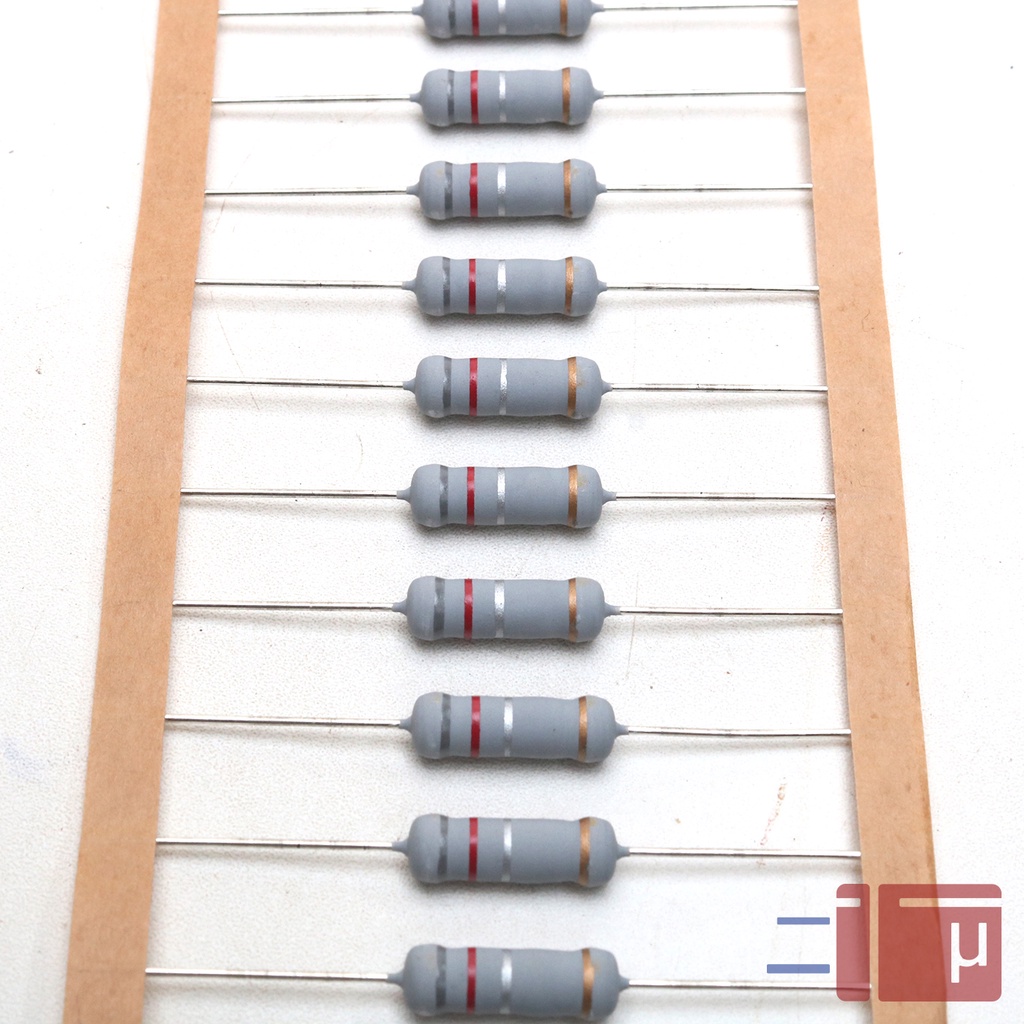 Resistor 0.82R 0.82 Ohm 2W Metal Oxide 5% Taiwan Kaki Tembaga