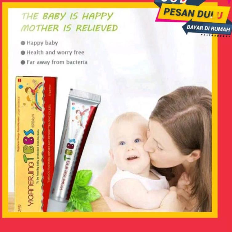 Menarik.. Yiganerging TBBS Salep Ruam Gatal Anti Bakteri Pada Bayi Pemakaian Popok eksim Eczena 15gr