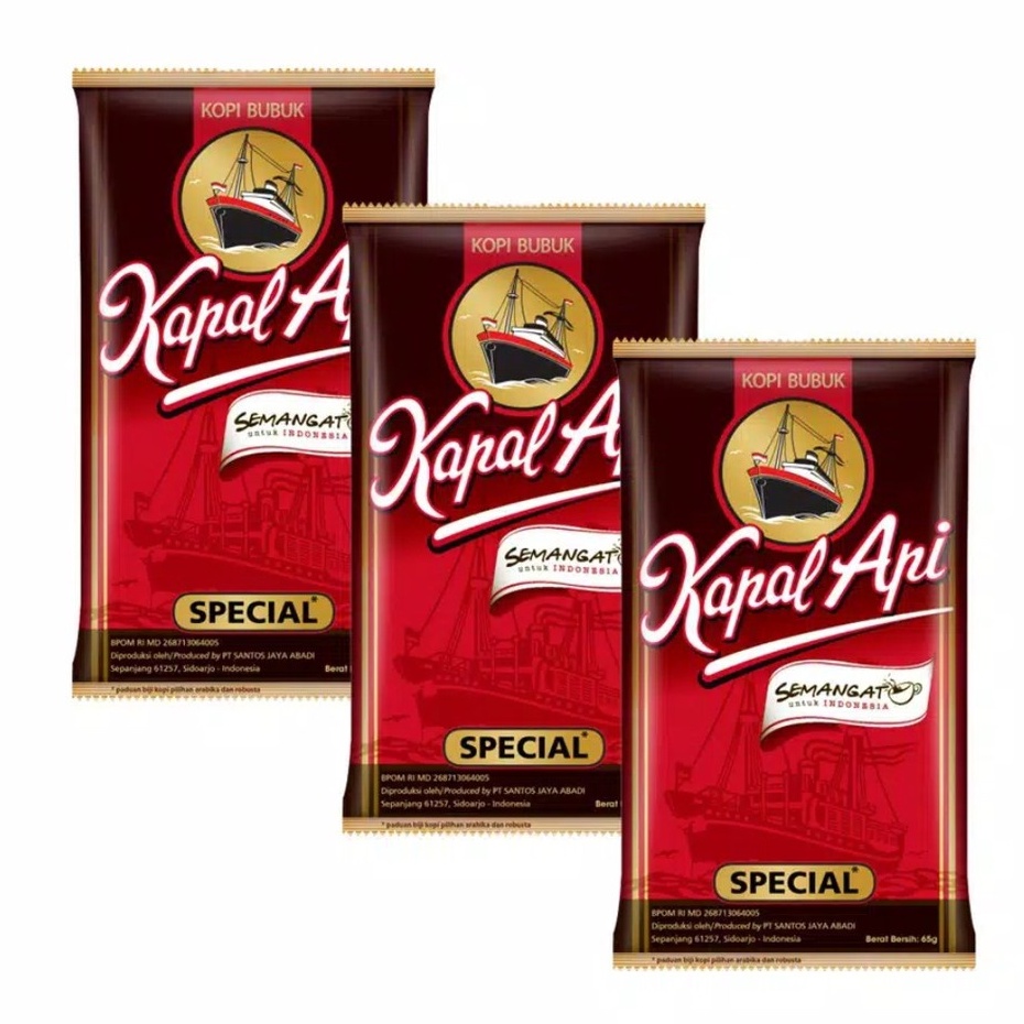 

KAPAL API SPECIAL Kopi Bubuk 65 GRAM | Kopi hitam