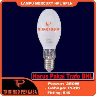 Jual Lampu Mercury HPL / HPL-N / HPLN 250W 250 Watt E40 HG Bola Lampu ...