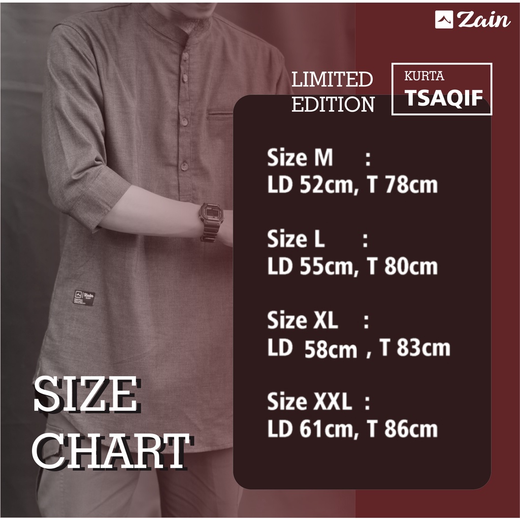 Kurta Tsaqif Kurta Limited Stock &amp; Desain Ekslusif Lengan Tiga Perempat | Kurta Tsaqif Kualitas Terbaik Dan Nyaman