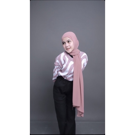 ZEBRA CROP BLOUSE PREMIUM