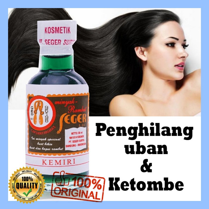 Jual Minyak Rambut Seger Kemiri 30ml Minyak Rambut Penghilang Uban Permanen Obat Untuk Menghilangkan Uban Indonesia Shopee Indonesia