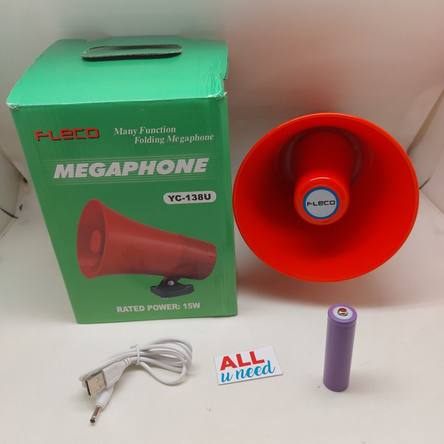 Toa Megaphone Fleco YC-138U - Pengeras Suara Fleco YC 138U Megaphone