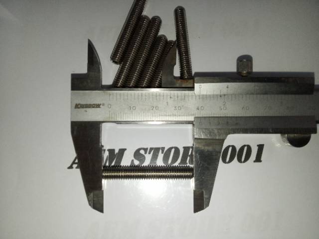 L tanam M6 x 40 (4cm) stainless 304