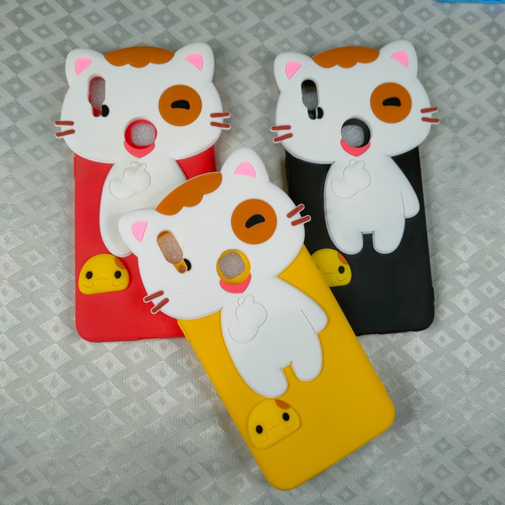 SOFT CASE KARAKTER MIMI CAT LOVE 3D REDMI 8A