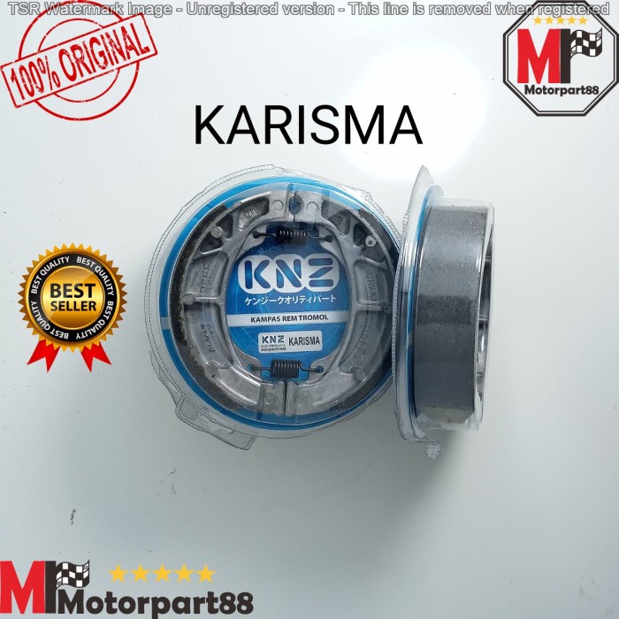 KAMPAS REM TROMOL BELAKANG BREAK SHOE KARISMA SUPRA X 125 FIT NEW KNZ