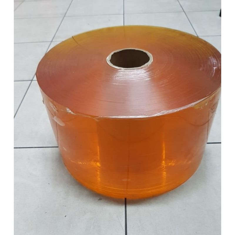 Tirai PVC Strip Curtain Orange 1Rol 50 meter