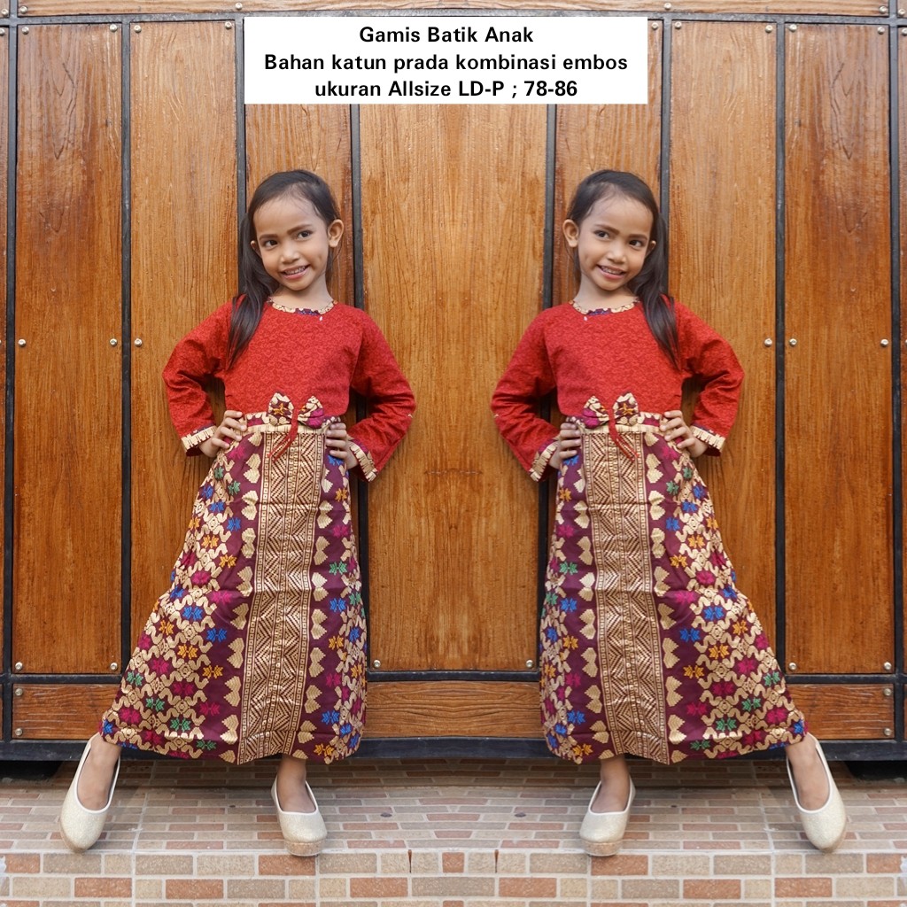  Model  Baju  Gamis  Batik  Anak  Kecil Style Fashion Terkini 