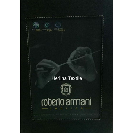 Bahan Kain Celana/PDH/Jas Semi Wool Roberto Armani