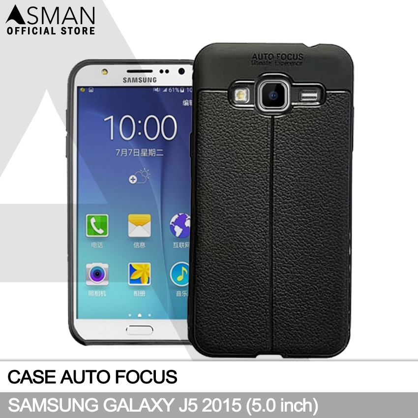 Ultraslim  Samsung Galaxy J5 (2015) / J500 (5.0&quot;) | Softcase Leather - Hitam