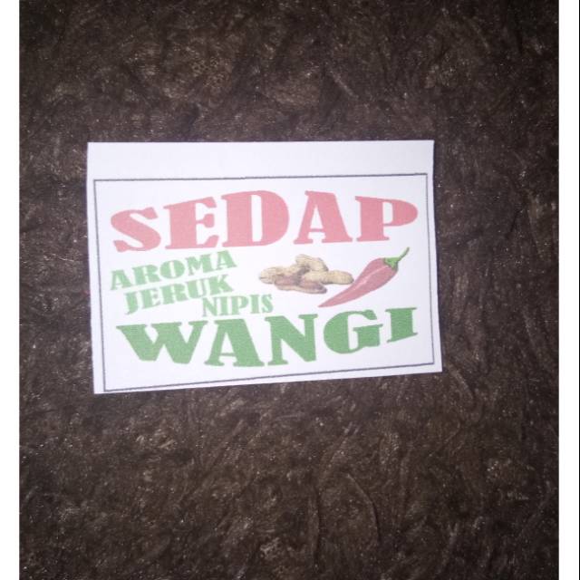 

Cabe bubu daun jeruk SEDAP WANGI 120 g