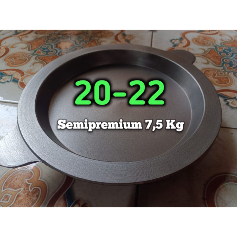 Loyang Cetakan Martabak Manis / Bangka Semipremium 20-22 Berat 7,5 kg Plus Tutup