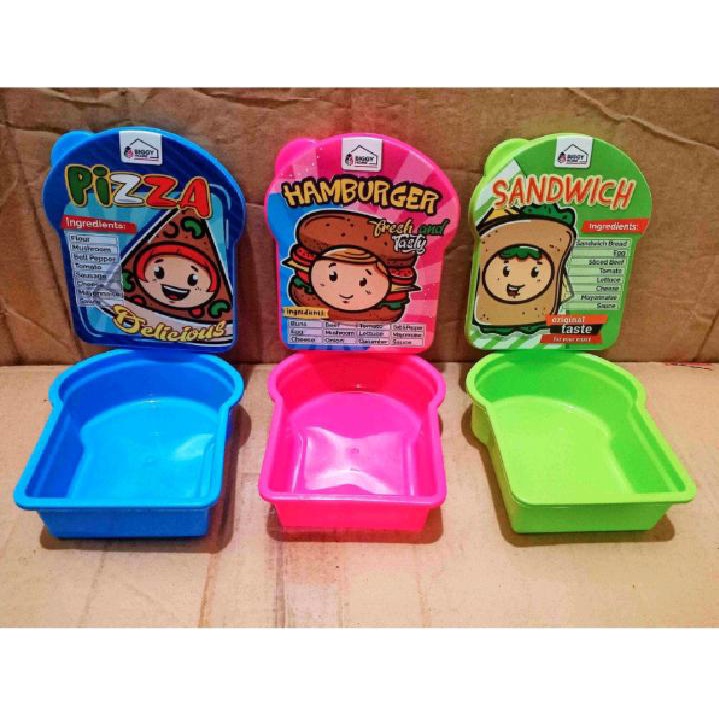 Kotak Makan Anak Souvenir Ulang Tahun Luch Box Mini Gambar Sablon Lucu Kotak Roti Bekal Anak Harga Murah Cocok Untuk Hadiah Anak