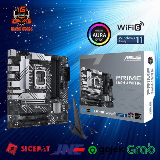 Motherboard ASUS PRIME B660M-A DDR4 WIFI Intel B660 LGA 1700 NAMPOL GAN