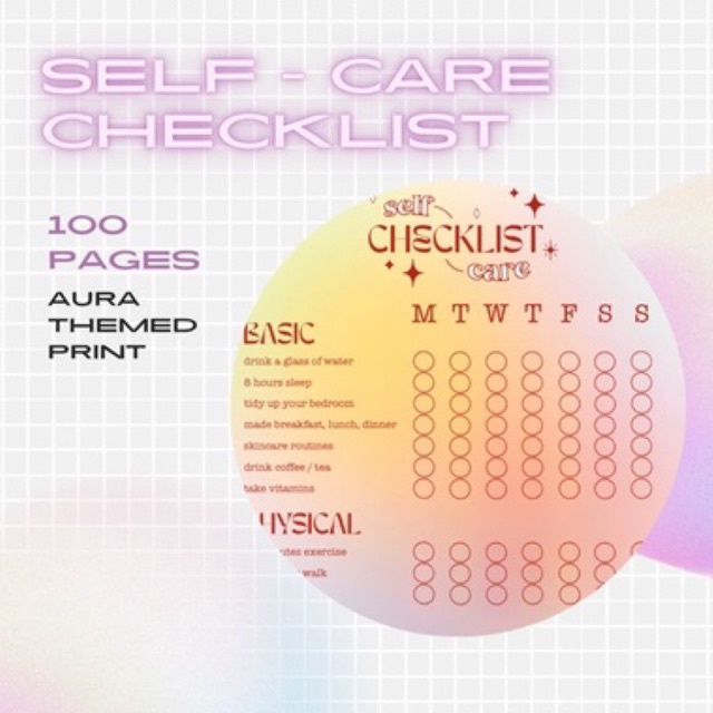 

Notepad - SELF CARE CHECKLIST