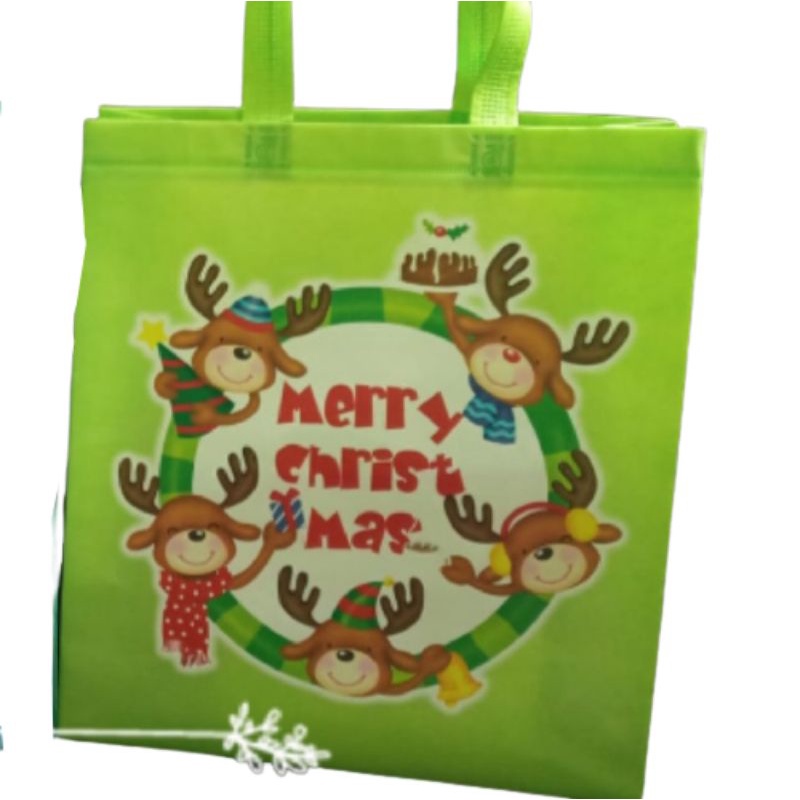 

GOODIEBAG NATAL UK 34X30X9 TAS NATAL PRINTING LAMINASI (TAHAN AIR) BAHAN TEBAL TAS PARCEL TAS NATAL