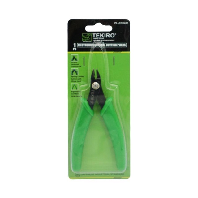 TEKIRO-TANG POTONG ELEKTRONIK 5” // ELECTRONIC DIAGONAL CUTTING PLIERS PL-ED1451