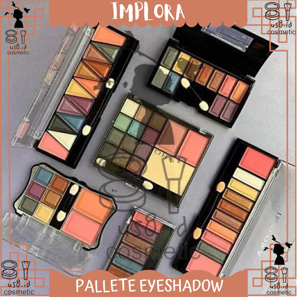 Implora Eyeshadow Pallete + Blush On