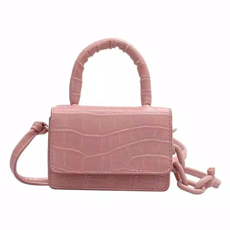 (cod) termurah!! tas mini croco/Tas selempang/tas kecil wanita/Tas Sling bag