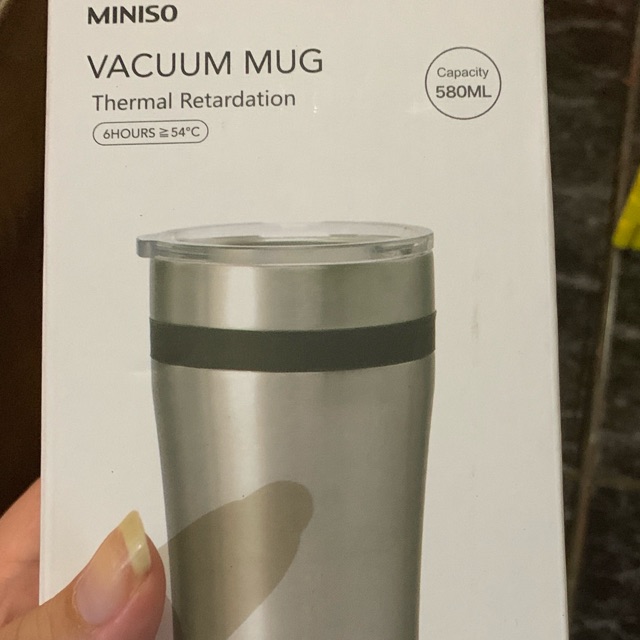 Vacuum mug stainless steel miniso