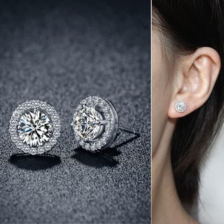 Image of Anting Korea Pesta Tusuk Lapis Emas Putih Chelsea J9107