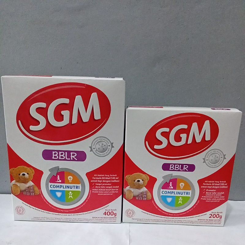 SGM BBLR 400 gr 200 gr