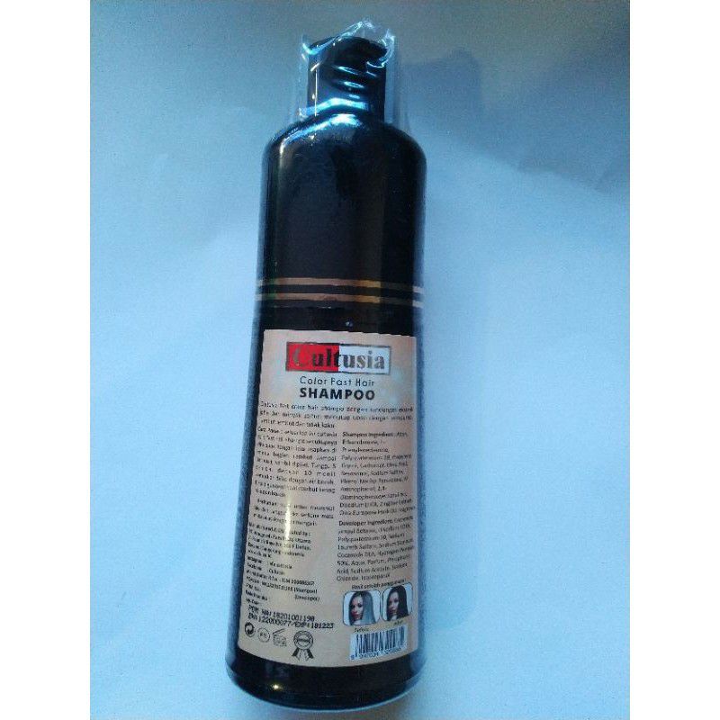 CULTUSIA SHAMPOO ORIGINAL BLACK 160ML FREE SARUNG TANGAN