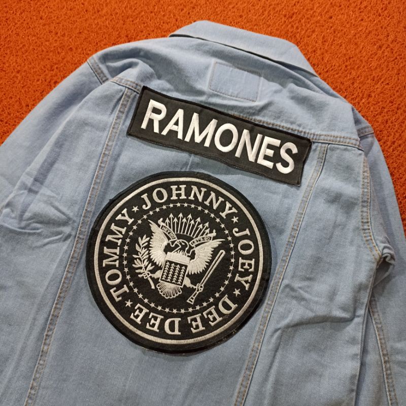 BACKPATCH BORDIR RAMONES SATU SET TERLARIS ( + SLAYER )