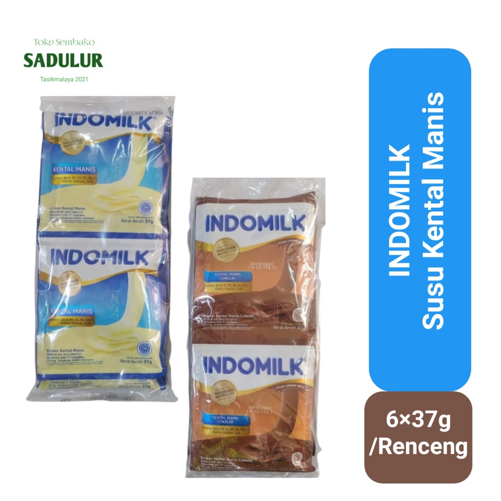 

Indomilk Susu Kental Manis Sachet 6x37gr