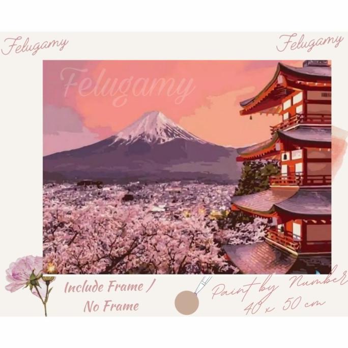 

Paint By Number Lukisan Acrylic Gunung Fuji