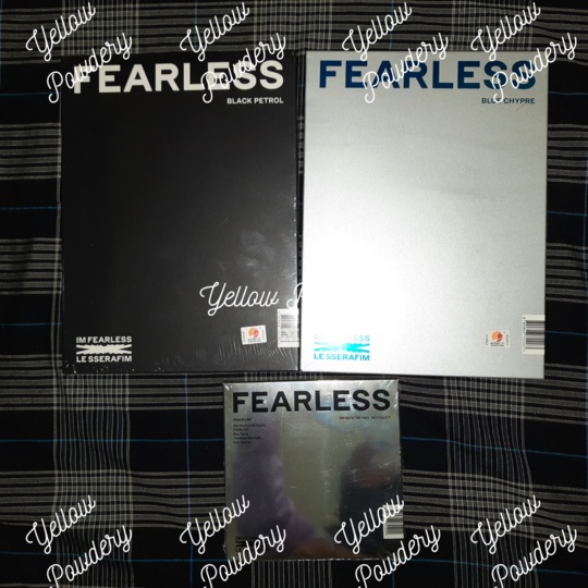 READY KAMAR SEALED ALBUM LE SSERAFIM ALBUM VOL 1 BLACK PETROL VOL 2 BLUE CYPHRE MURAH FANSIGN 1ST PR