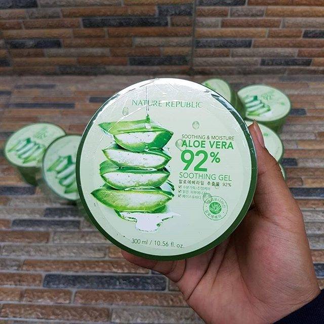 NATURE REPUBLIC ALOEVERA GEL ORIGINAL 100% GARANSI UANG KEMBALI APABILA BARANG PALSU/KW