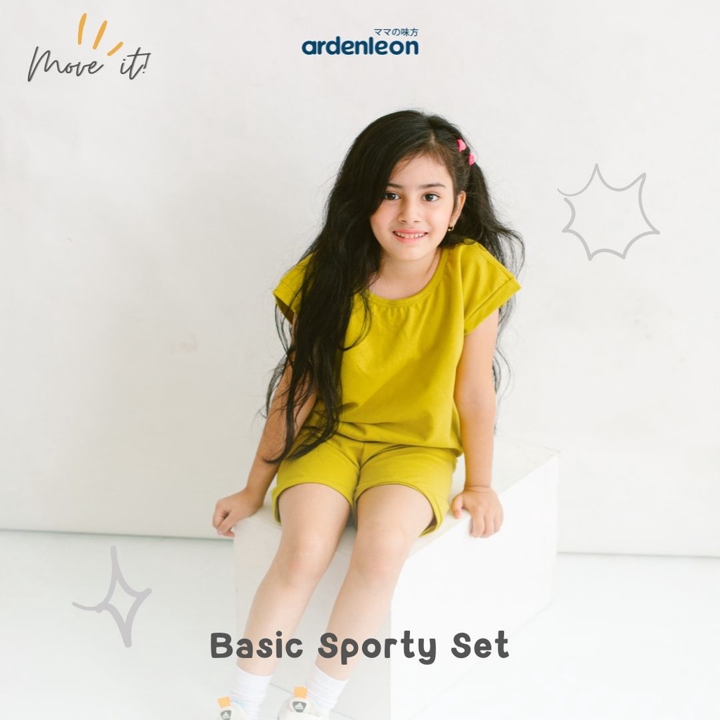 Ardenleon Basic Sporty Set / Girl Comfy Set / Setelan anak