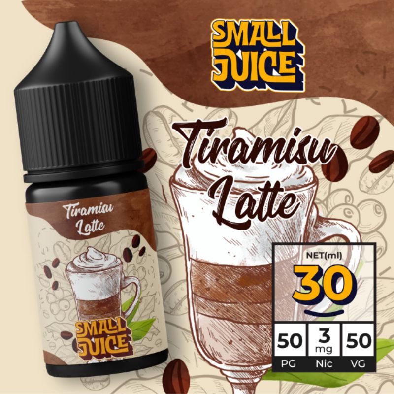 Liquids Freebase Tiramissu latte 3mg 30ml