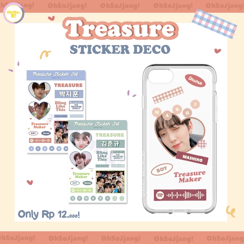 TREASURE STICKER DECO KISS CUT VOL.2 TREJO STICKER SET CUTE