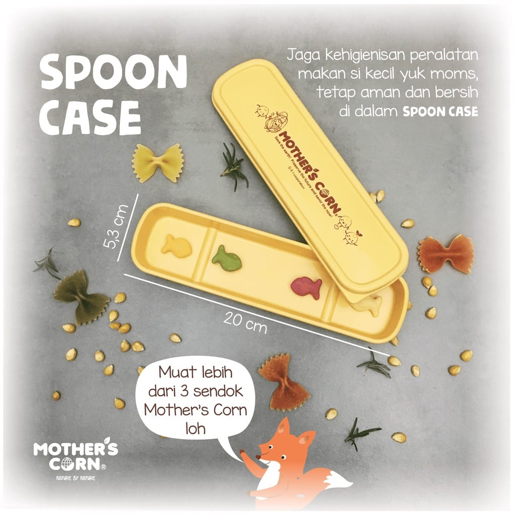 Mother's Corn Spoon Case - Tempat Penyimpanan Sendok