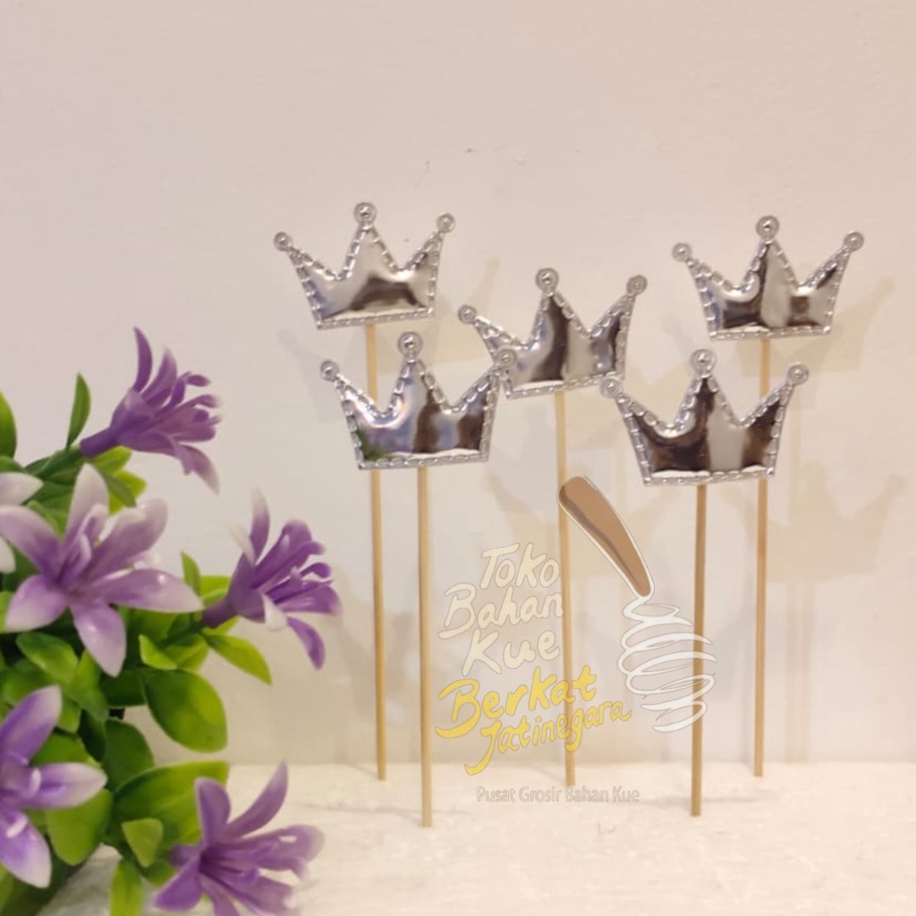 CAKE TOPPER MAHKOTA / TOPPER LUCU MAHKOTA