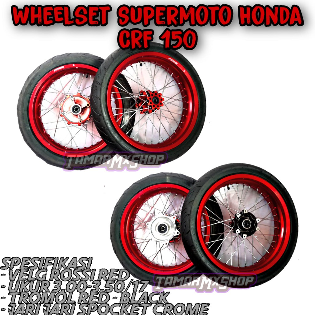 BAN SUPERMOTO HONDA CRF 150L PAKET HEMAT