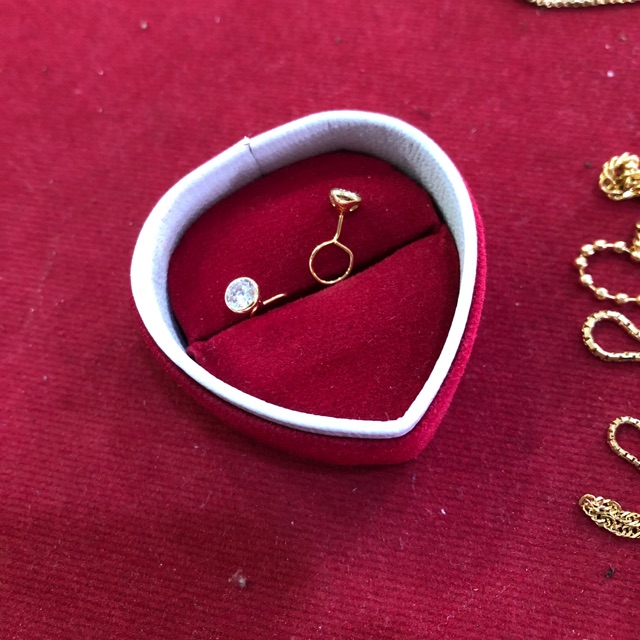 Anting toge mas kuning
