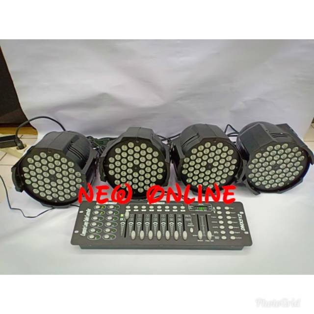 Parled 4bh parled AMATE  RGBW  54*3w ples mixer dmx 512