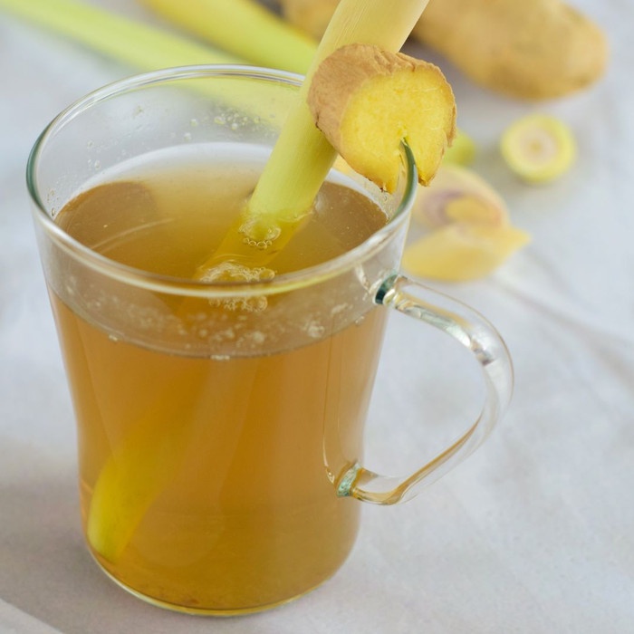 

teh-daun- lemongrass & ginger green tea -daun-teh.