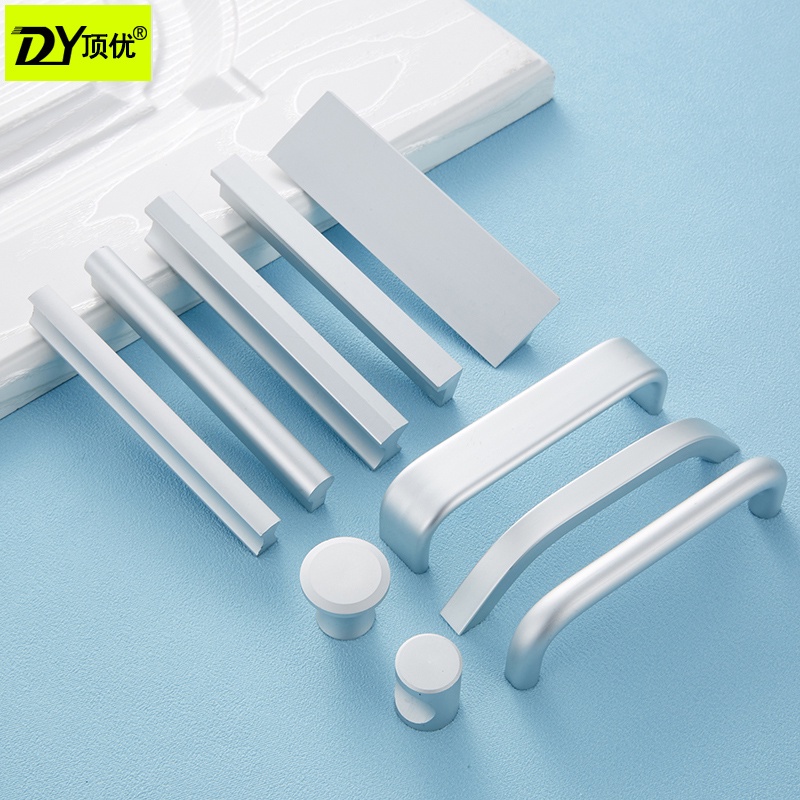 Pegangan aluminium ruang pegangan laci modern lemari dapur sederhana lemari pintu pegangan pintu