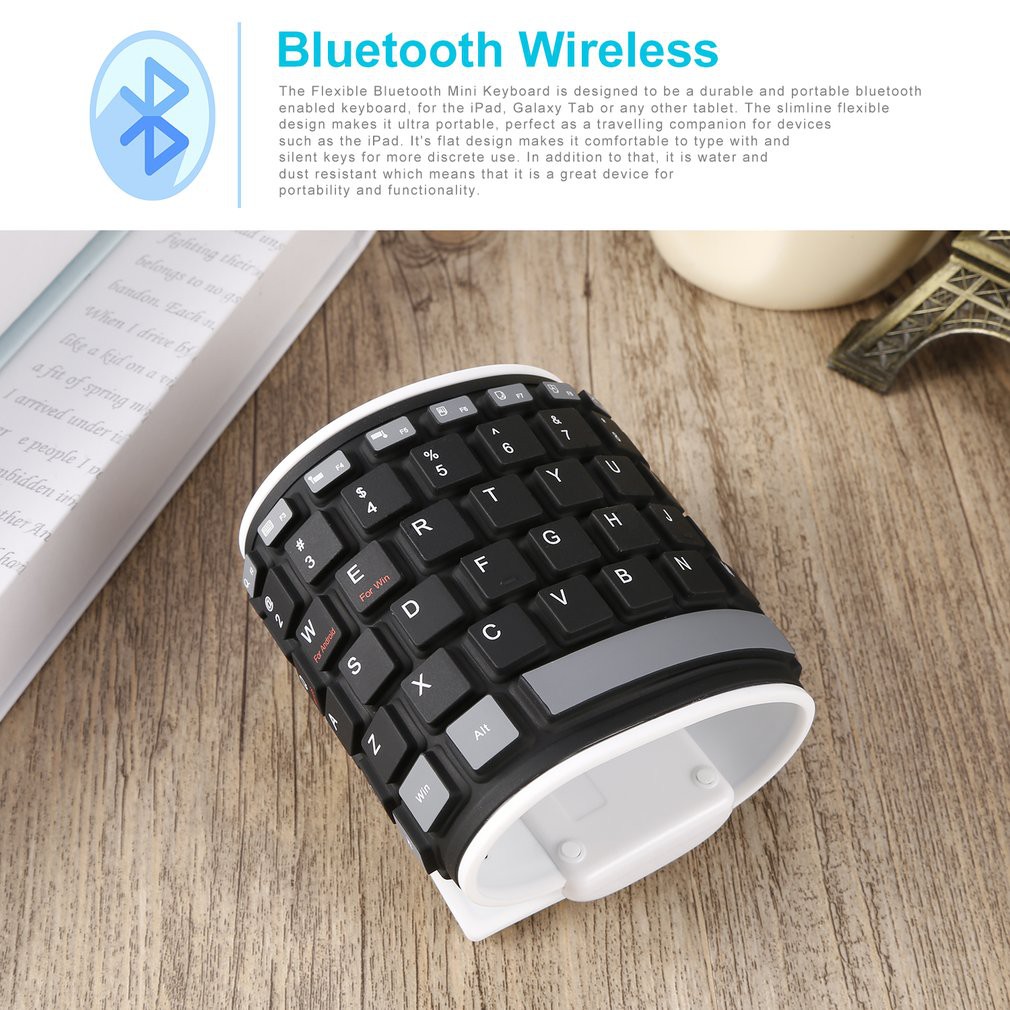 [Bayar Di Tempat]Keyboard Mini dengan Jaringan Bluetooth