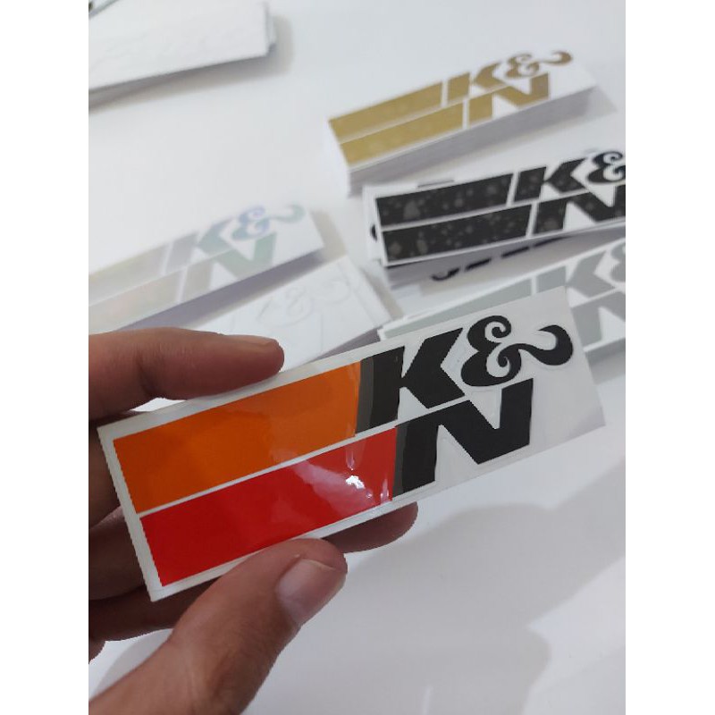 STICKER K&amp;N CUTTING