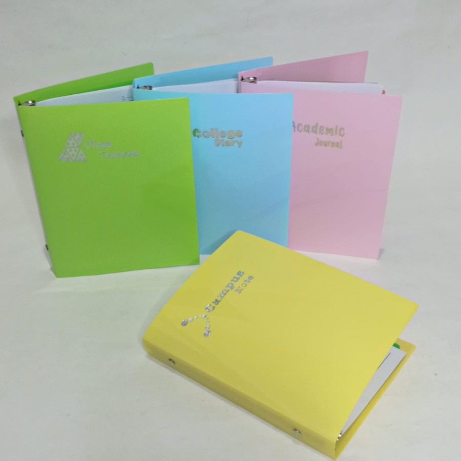 

SJS Binder Note A5-PP Cover Warna Hotprint/Bindernote/Ring Book Besi