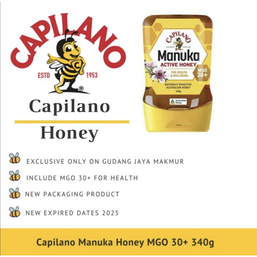 Madu Capilano Honey Manuka Mgo 30+ Australia Original 340gr