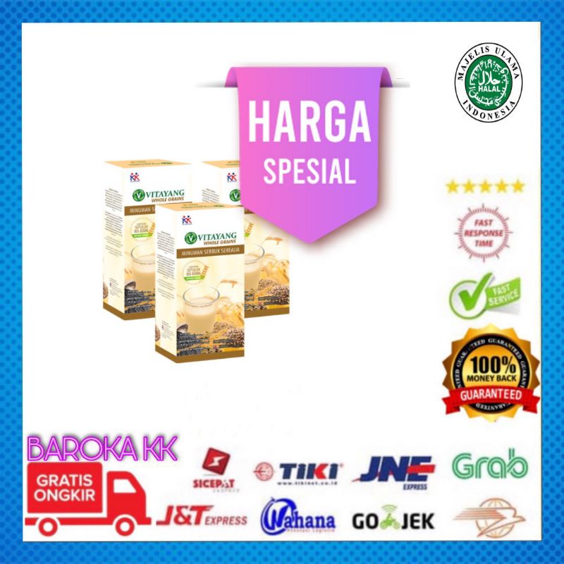 

3 Box Vitayang Whole Grains